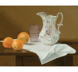 Porcelain Pitcher with Oranges